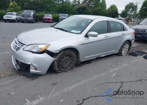 2012 Chrysler 200 Lx из США, поврежденный, VIN 1C3CCBAB3CN139180